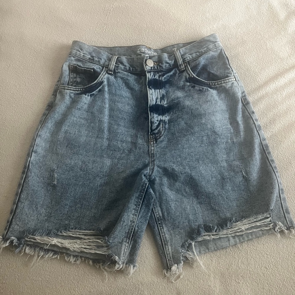 Refuge Denim Ripped Shorts
